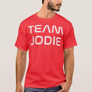 Het team van de groep sluit zich aan bij de steun t-shirt