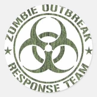 Het Team van de Reactie van de Uitbarsting van de Ronde Sticker