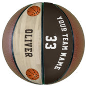 Het Team van het Aantal van het Aantal van de Naam Basketbal (Verticaal)