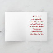 Het Team van het Paard van het ontwerp, de Feestdagen Kaart (Binnen)