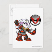 Het Team van het Ruimtestation van Virtupets Briefkaart (Voorkant / Achterkant)