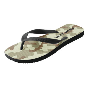 Het Teenslipper van de Douane van Camo Teenslippers