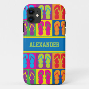 Het Teenslipper van het pop-art iPhone 11 Hoesje