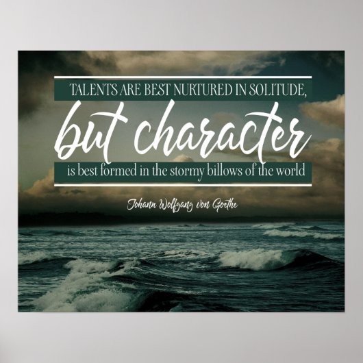 Het teken is het beste formaat poster (Voorkant)