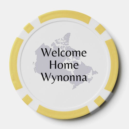 Het teken poker chips (Achterkant)