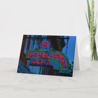 Het Teken van de Hamburgers van Hinkle Kaart
