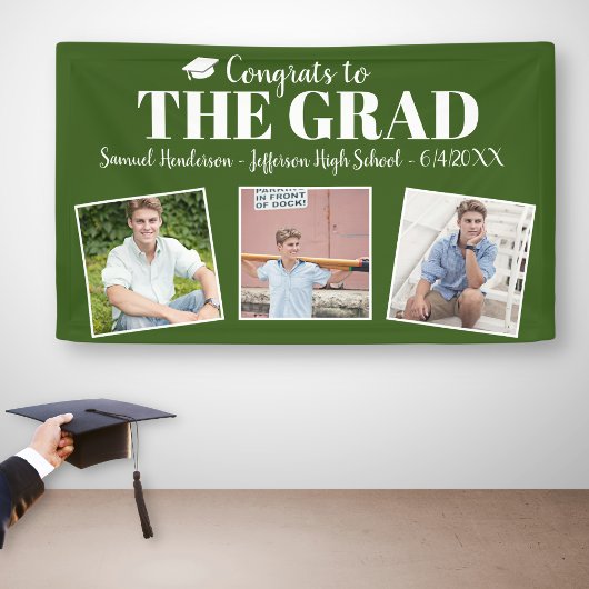 Het Teken van de Naam van het Afstuderen van de Fo Spandoek