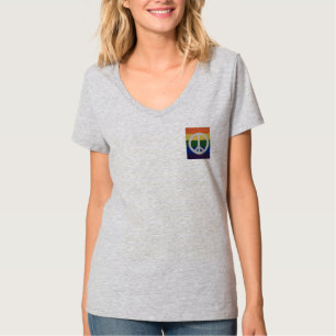 Het Teken van de Vrede van de regenboog T-shirt