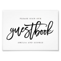 Het Teken van het Guestbook kiest Uw Grootte die w