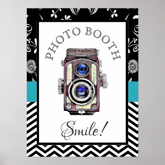 Het Teken van het huwelijk voor Foto Booth,  Camer Poster (Voorkant)