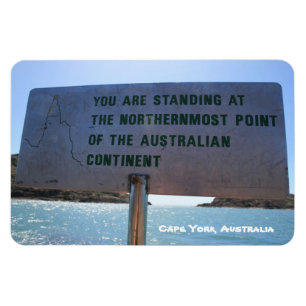 Het teken van het Uiteinde, Kaap York Australië - Magneet