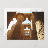 Het Tempelcomplex van Karnak in Thebe, Egypte Briefkaart (Voorkant / Achterkant)