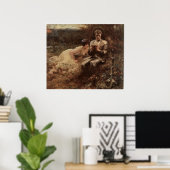 Het Temptation of Sir Percival Poster (Thuiskantoor)