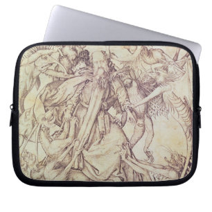 Het Temptation of St. Anthony (graving) Laptop Sleeve