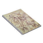 Het Temptation of St. Anthony (graving) Notitieboek (Rechterzijde)