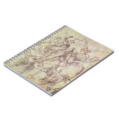 Het Temptation of St. Anthony (graving) Notitieboek (Linkerzijde)