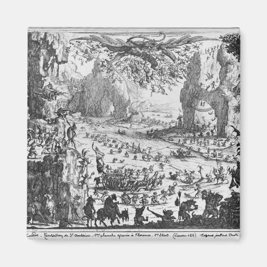 Het Temptation of St. Anthony Magneet (Voorkant)