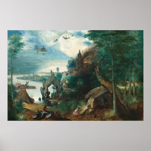 Het Temptation - Pieter Bruegel Fine Art Poster (Voorkant)