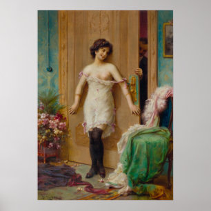 Het Temptation van Hans Zatzka - poster