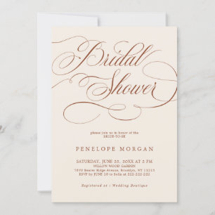 Het terracotta Boho Vrijgezellenfeest Kaart