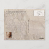 Het Terracotta Leger van de eerste keizer van Chin Briefkaart (Achterkant)