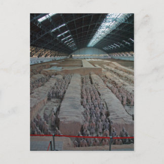 Het terracotta leger van keizer Qin Xian China Briefkaart