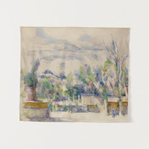 Het terras in de tuin bij Les Lauves, Cezanne Wandkleed