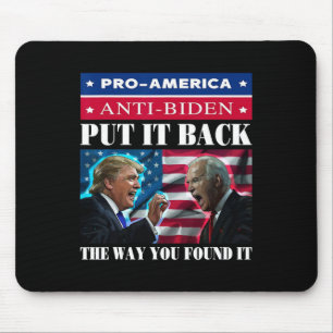 Het terug de manier waarop je vond het Pro Trump & Muismat