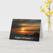 het terugtrekken zich zonsondergang kaart (Gele Bloem)