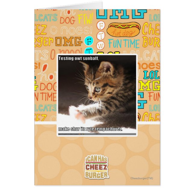 Het testen owt sunbaff (Voorkant)