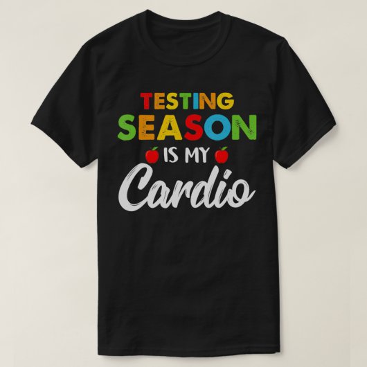 Het testseizoen is mijn Dio Kostuum Test Dag Vrouw T-shirt (Design voorkant)