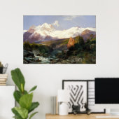 Het Teton-bereik Poster (Thuiskantoor)