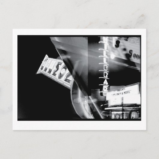 Het theater: 20e eeuw verouderd briefkaart (Voorkant)