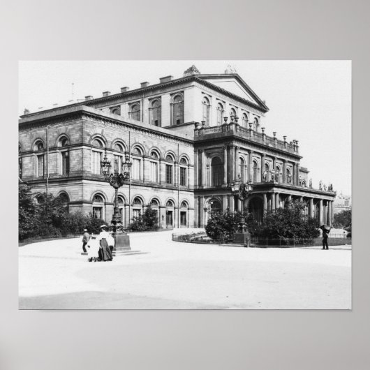 Het theater in Hannover, c.1910 Poster (Voorkant)