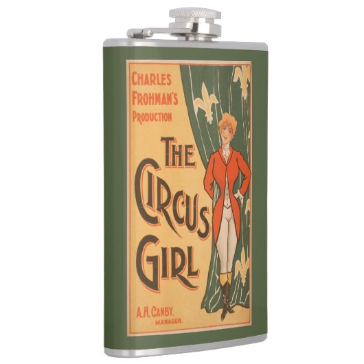 Het theatrisch Poster van Circus Girl #1 Heupfles (Rechts)