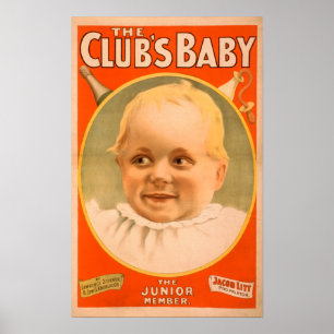 Het theatrisch Poster van de club in Baby