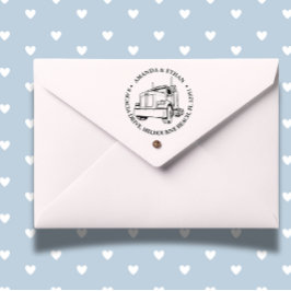 Het thema Bandit Semi Truck Zelfinktende Stempel