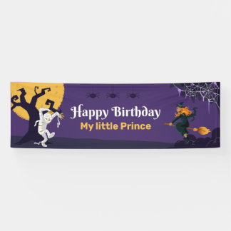 Het thema Persoonlijke Happy Birthday-feestbanner Spandoek