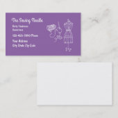 Het Thema van de naaister Visitekaartje (Voorkant / Achterkant)