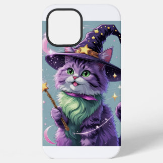 Het thema van de tovenaarskat iPhone 12 pro max hoesje