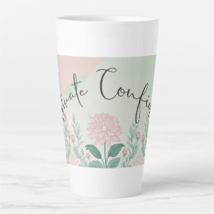 Het thema vertrouwen cultiveren latte mok