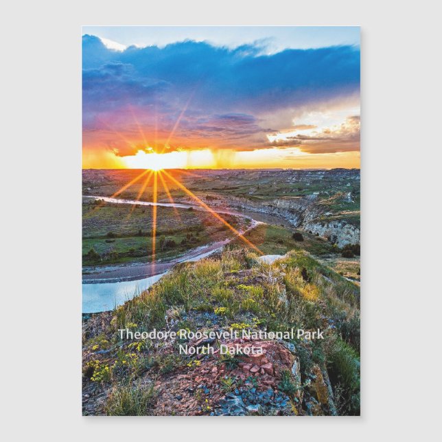 Het Theodore Roosevelt Park in North Dakota (Voorkant)