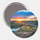 Het Theodore Roosevelt Park in North Dakota Magneet (Voorkant / Achterkant)