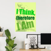 Het Thinker Poster (Thuiskantoor)