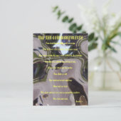 Het Tien Geboden Bruin Glass Briefkaart (Staand voorkant)