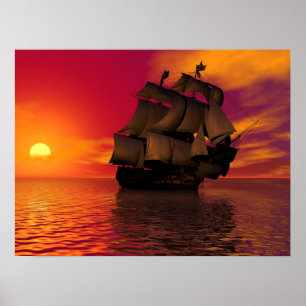 Het tijdperk van de exploratie poster