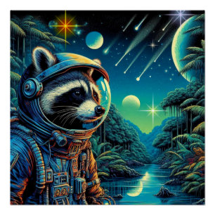 HET TIJDPERK VAN STEEL-NORTHERN RACCOON 5 PERFECT POSTER