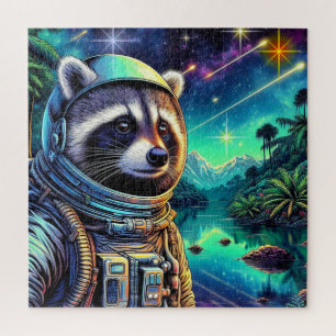 HET TIJDPERK VAN STEEL-NORTHERN RACCOON LEGPUZZEL