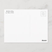 het tijdstip van de dag briefkaart (Achterkant)