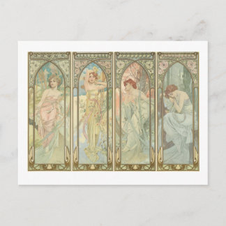 het tijdstip van de dag briefkaart